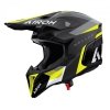 KASK MOTOCYKLOWY AIROH WRAAAP CONQUER YELLOW MATT M